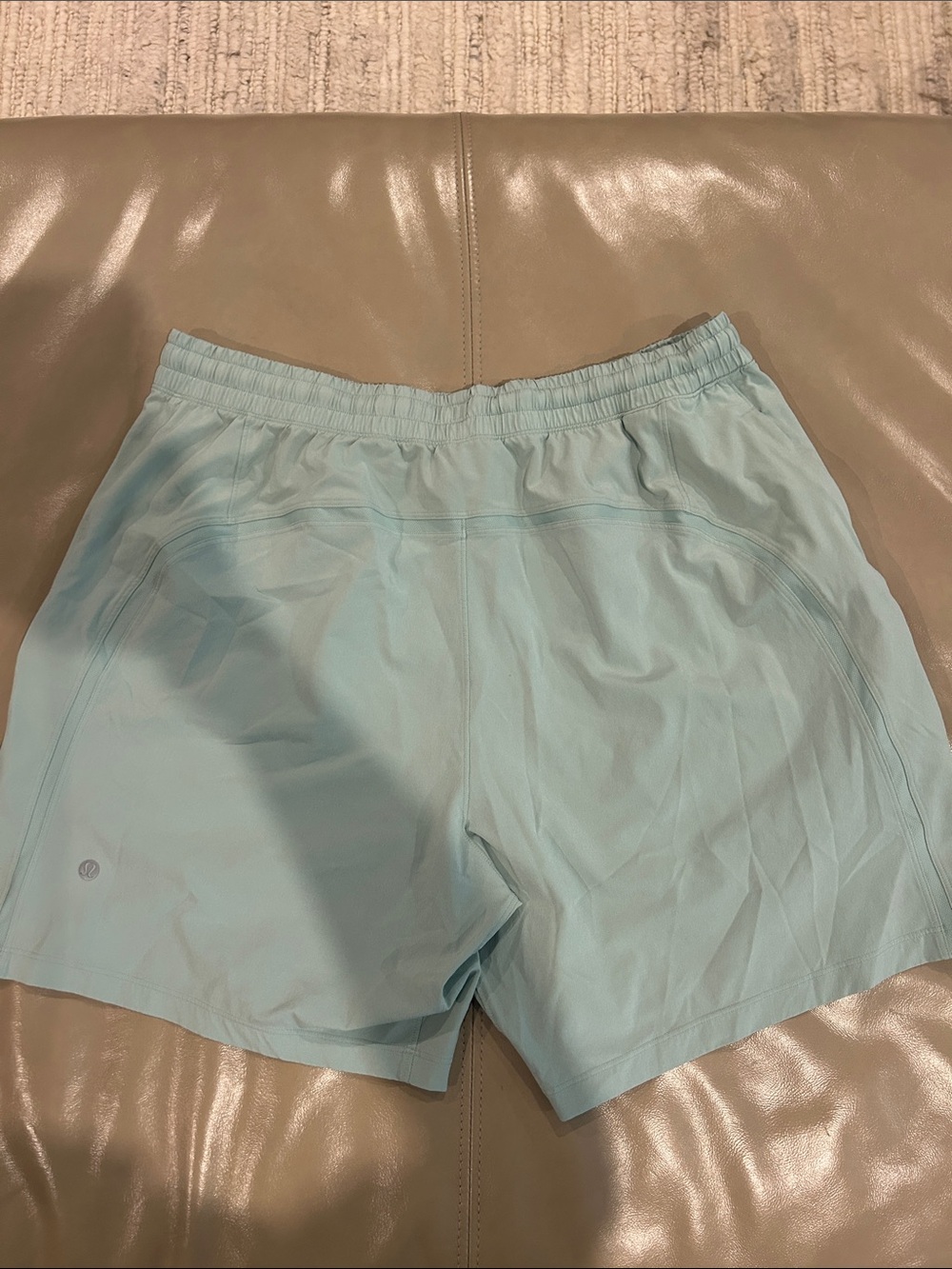 lululemon athletica Light Aqua Athletic Shorts - Picture 3 of 4